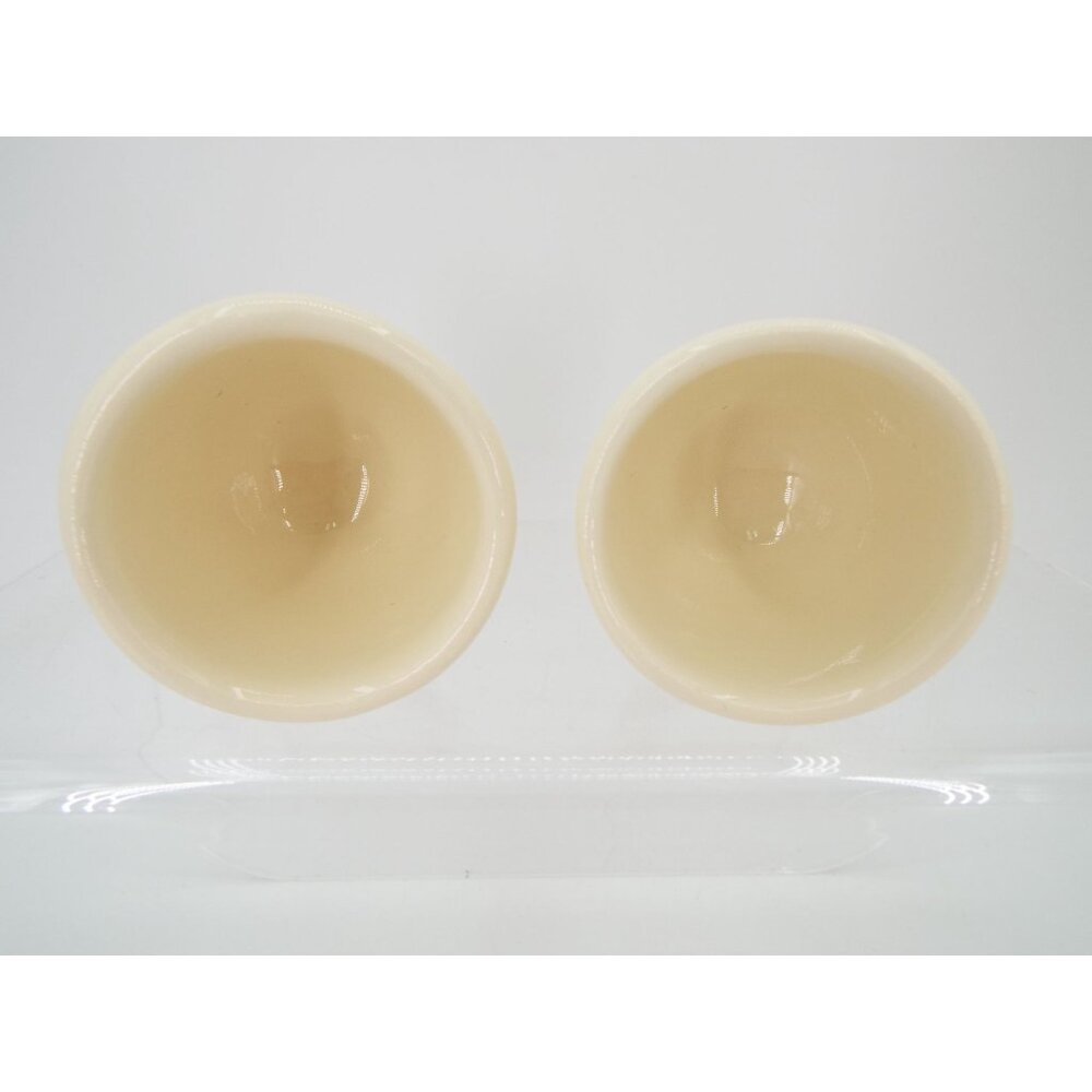 Pair of Le Comptoir De Famille France Le Petit De'Jeuner Egg Cups - Picture 5 of 9